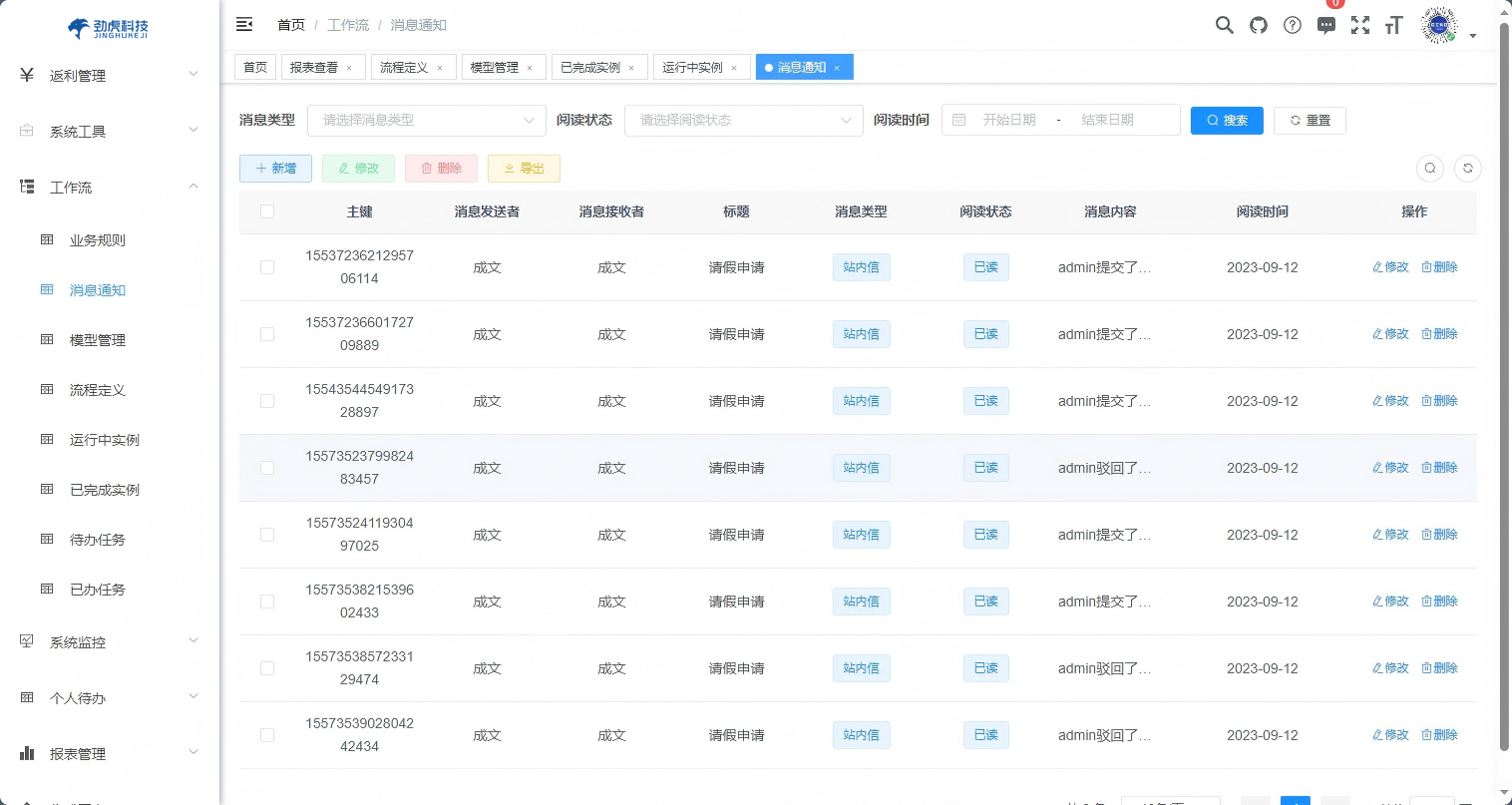 劲虎云-流程引擎